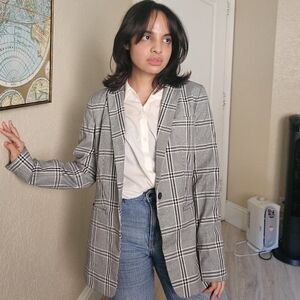 Gray Banana Republic blazer